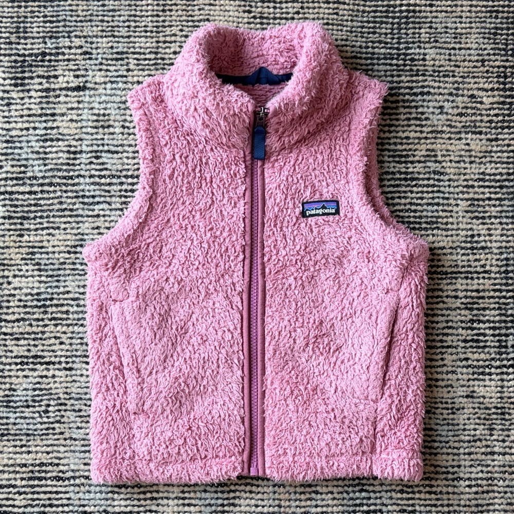 Patagonia Soft Pink Sherpa Vest